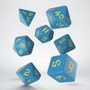 Classic Runic Dice Set Blue &amp; Yellow (7 stuks)