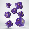 Classic Runic Dice Set Purple &amp; Yellow (7)