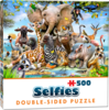 Selfies: Wild - Double-Sided Puzzle (500)