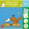 Speel Lotto &ndash; 100 kusjes voor het slapengaan van Clavis &ndash; Lottospel voor kinderen vanaf 2 jaar