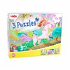 Magische Dromen: 3 Puzzels (4+) &ndash; Puzzelset met glitter &ndash; HABA
