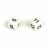 Reken Dobbelsteen Getallen 7-12 D6 (15 mm) &ndash; (1 STUK) Getallendobbelsteen &ndash; Spielematerial