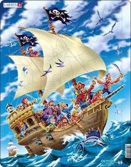 Puzzel LARSEN: Het Piratenschip (30)