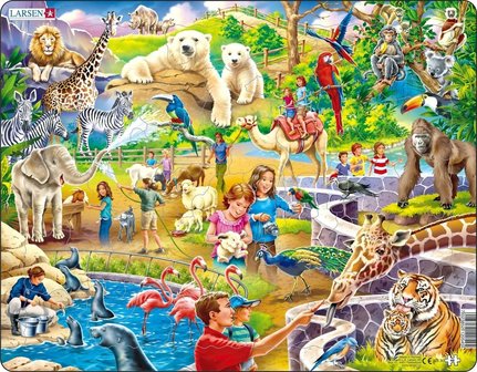 Puzzel LARSEN: De Dierentuin (48)