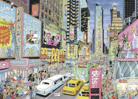 Fleroux: New York, Cities of the World - Puzzel (1000)