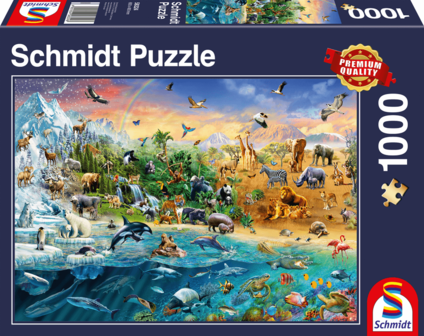 De Wereld van de Dieren - Puzzel (1000)