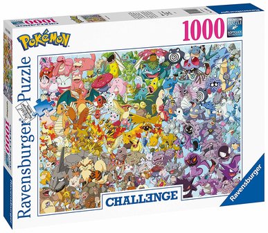 Challenge: Pok&eacute;mon - Puzzel (1000)