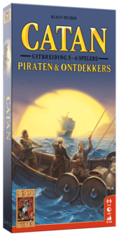 De Kolonisten van Catan: Piraten &amp; Ontdekkers (Uitbreidingsset 5/6 spelers)