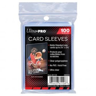 Ultra Pro Card Sleeves: Standard (66x92mm) - 100