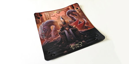 Dice Tray Square: Black Pharaoh (All Rolled Up)