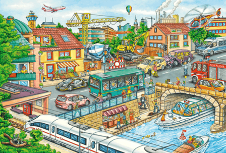 Voertuigen en verkeer - Puzzel (60)