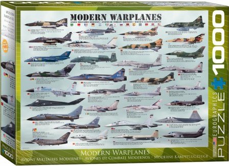 Modern Warplanes - Puzzel (1000)