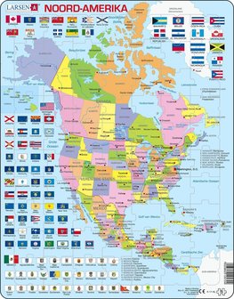 Puzzel LARSEN: Noord-Amerika (70)