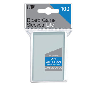 Ultra Pro Lite Board Game Sleeves: Mini American (41x63mm) - 100 stuks