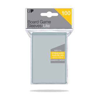 Ultra Pro Lite Board Game Sleeves: Standard American (56x87mm) - 100 stuks
