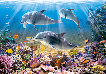 Dolphins Underwater - Puzzel (500)
