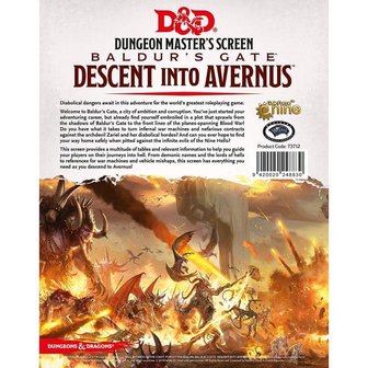 Dungeons &amp; Dragons: Baldur&#039;s Gate - Descent Into Avernus (Dungeon Master&#039;s Screen)