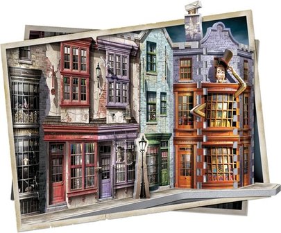 Harry Potter Diagon Alley - Wrebbit 3D Puzzle (450)