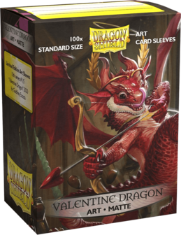 Dragon Shield Standard Art Sleeves: Valentine Dragon 2020 (63x88mm) - 100 stuks