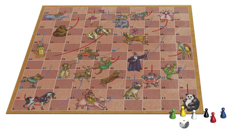 Spellen van toen: Circus / Slangen en Ladders