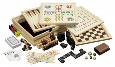 Houten Spellen Verzameling (Klein)