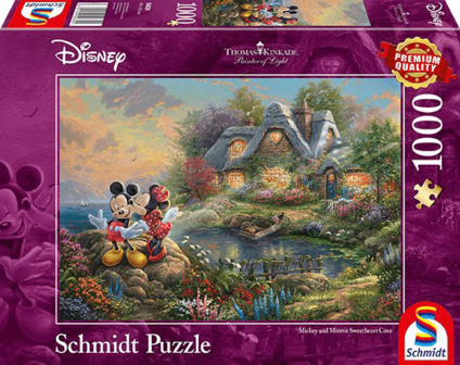 Mickey and Minnie Sweetheart Cove - Puzzel (1000)