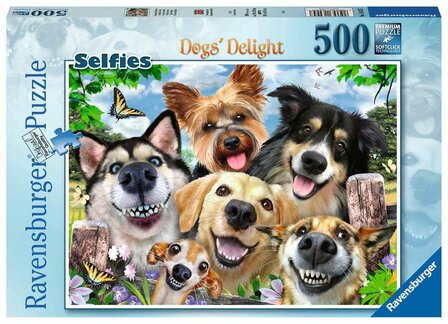 Vrolijke Honden - Puzzel (500)