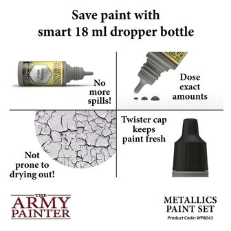 Warpaints Metallics Paint Set (The Army Painter)
