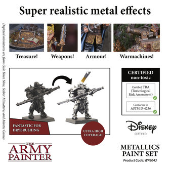 Warpaints Metallics Paint Set (The Army Painter)