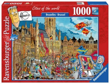 Fleroux: Brussel, Cities of the World - Puzzel (1000)