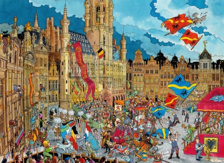 Fleroux: Brussel, Cities of the World - Puzzel (1000)
