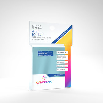 Gamegenic Prime Board Game Sleeves: Mini Square (53x53mm) - 50