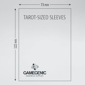 Gamegenic Prime Board Game Sleeves: Tarot (73x122mm) - 50