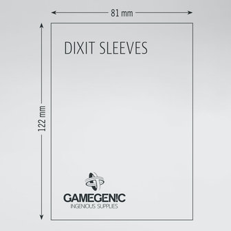 Gamegenic Matte Board Game Sleeves: Dixit/Mysterium (81x122mm) - 90