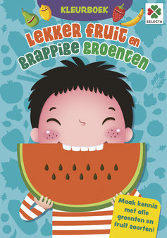 Lekkere Fruit en Grappige Groenten Kleurboek
