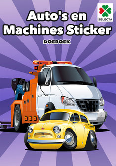 Auto&#039;s en Machines Sticker Doeboek