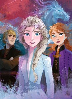 Frozen: Elsa, Anna en Kristoff - Puzzel (300XXL)