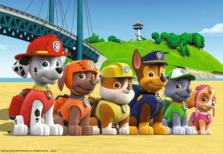 Paw Patrol: Dappere Honden - Puzzel (2x24)