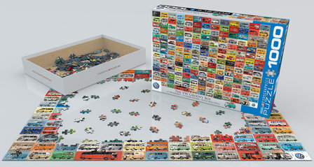 The VW Groovy Bus - Puzzel (1000)