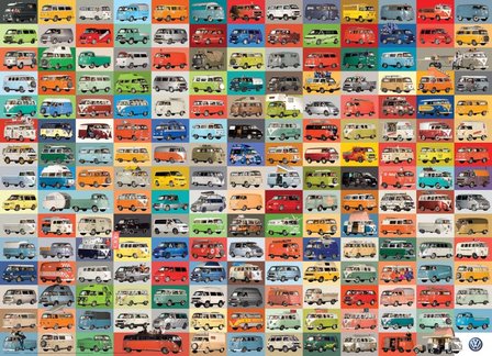 The VW Groovy Bus - Puzzel (1000)