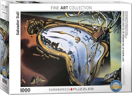 Soft Watch at the Moment of it&#039;s First Explosion, Salvador Dali - Puzzel (1000)