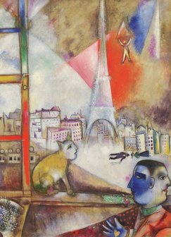 Paris Through the Window, Marc Chagall - Puzzel (1000)
