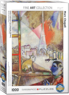 Paris Through the Window, Marc Chagall - Puzzel (1000)
