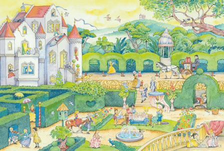 Bij de sprookjesprinsessen - Puzzel (100)