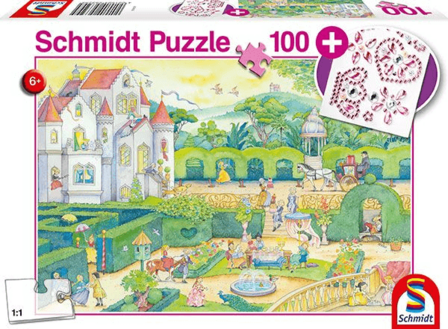 Bij de sprookjesprinsessen - Puzzel (100)