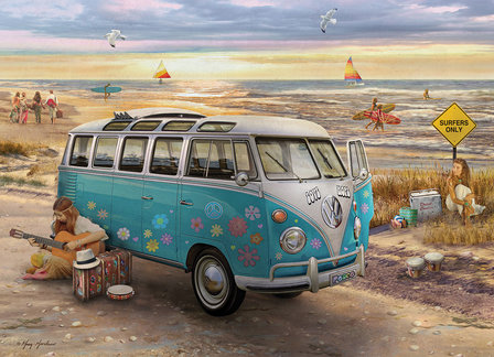 The Love &amp; Hope VW Bus - Puzzel (1000)