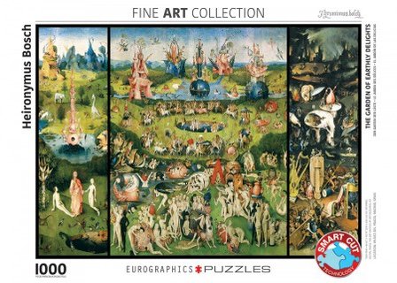 The Garden of Earthly Delights, Heironymus Bosch - Puzzel (1000)