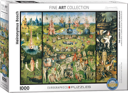The Garden of Earthly Delights, Heironymus Bosch - Puzzel (1000)