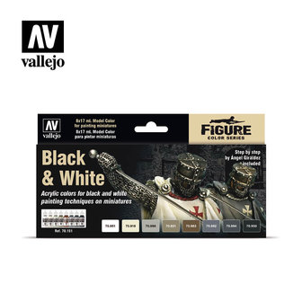 Black &amp; White Painting Set (Vallejo)