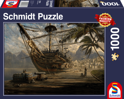 Schip voor Anker - Puzzel (1000)